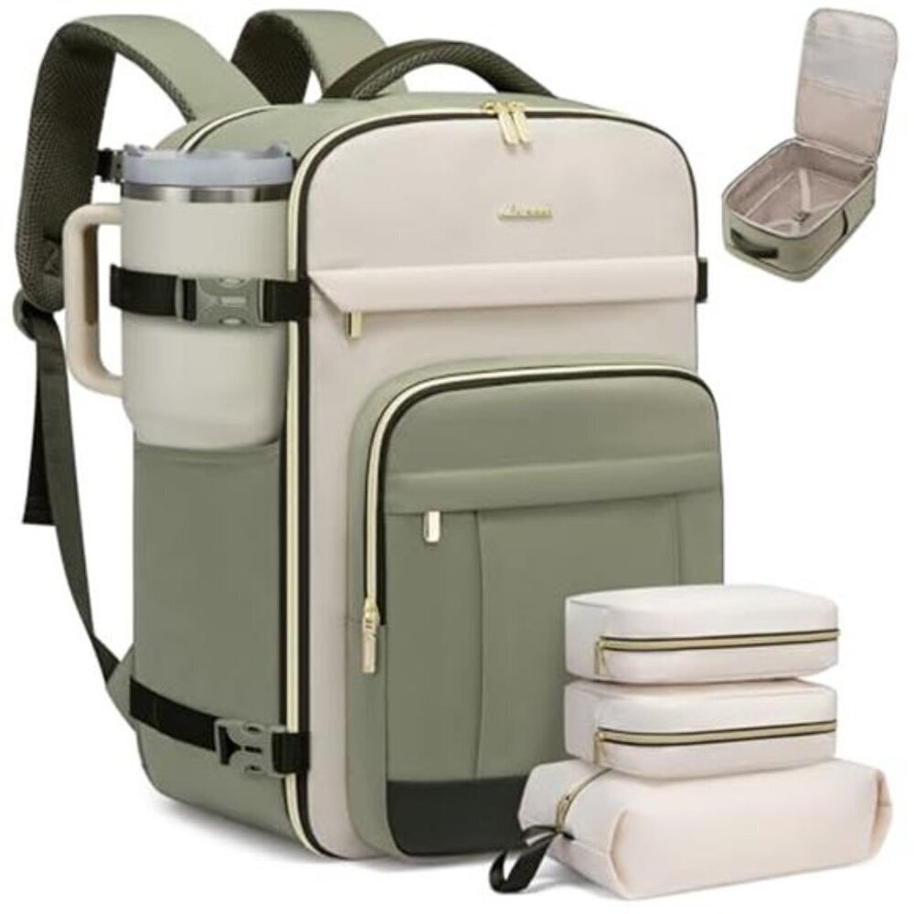17.3" Carry-On Backpack for Travel Women Men